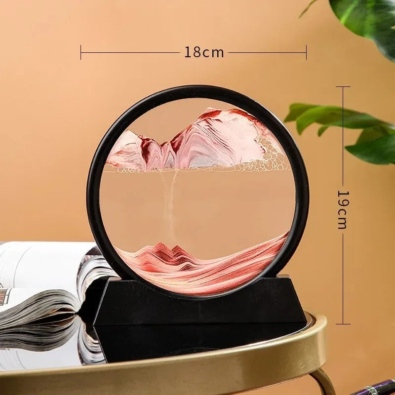3D SAND ART HOURGLASS DECORATION