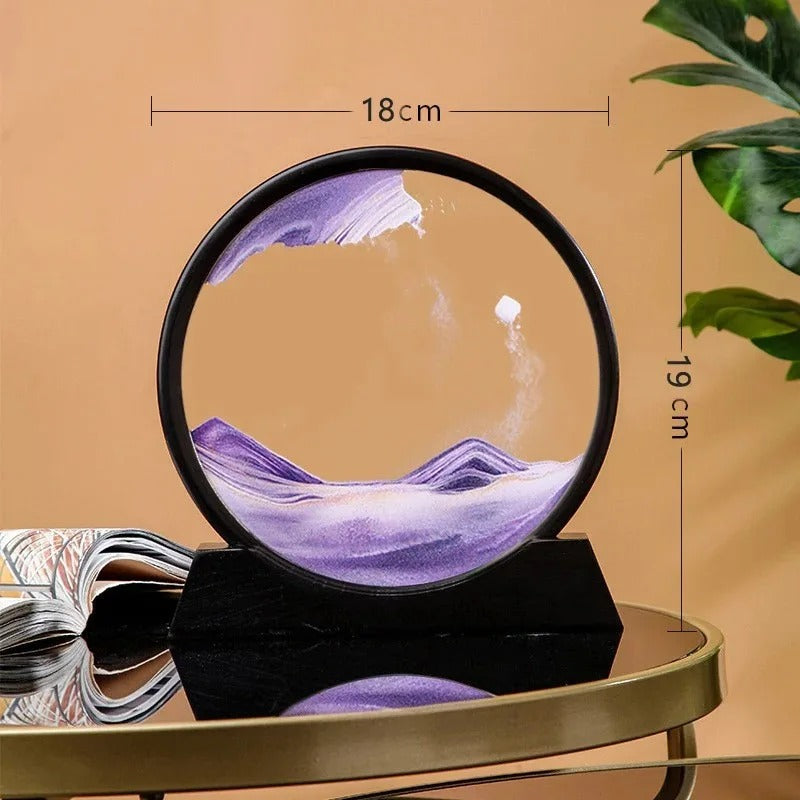 3D SAND ART HOURGLASS DECORATION