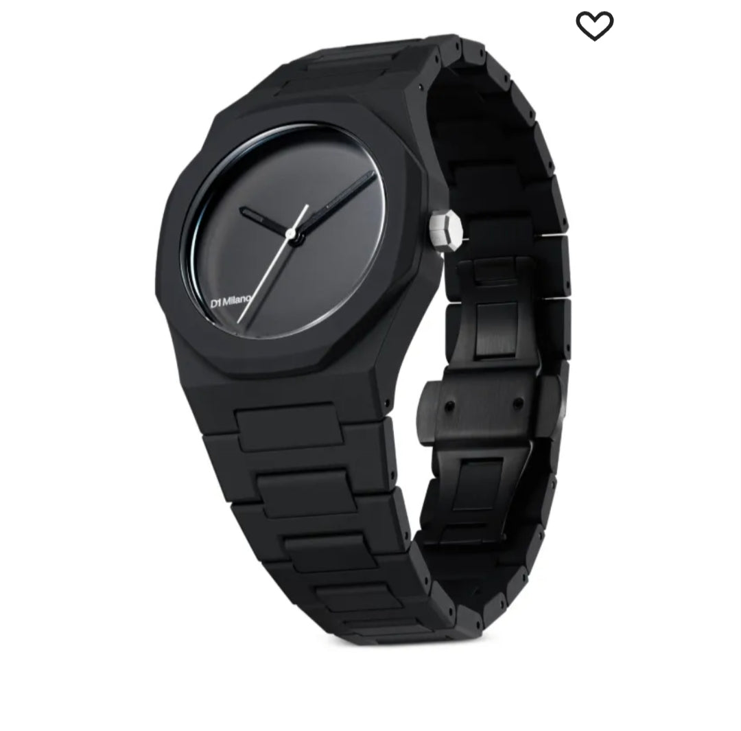 MODERN BLACK ARABIC WATCH