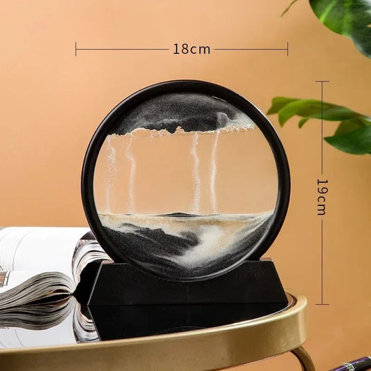 3D SAND ART HOURGLASS DECORATION